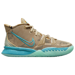 Boys' Grade School - Nike Kyrie 7 - Grain/Aquamarine /Tropical Twist