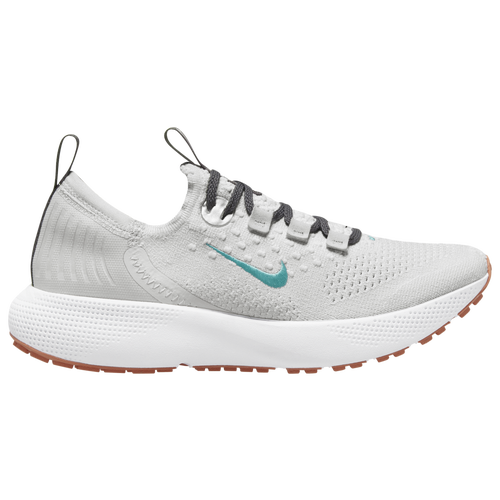 Nike Escape Run Flyknit Sneakers In Platinum Tint/washed Teal/white