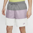Nike Club Essentials Novelty Shorts - Men's White/Purple/Grey