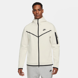 Men's - Nike Tech Fleece Full-Zip Hoodie - Phantom/Black