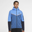 Nike Tech Fleece Full-Zip Hoodie - Men's Univ Blue/Dk Marina Blue/Obsidian