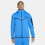 Nike Tech Fleece Full-Zip Hoodie - Men's Light Photo Blue/Black