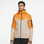 Nike Tech Fleece Full-Zip Hoodie - Men's Kumquat/Sanddrift
