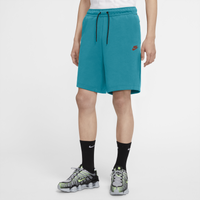 Men's - Nike Tech Fleece Shorts - Teal/Orange