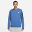 Nike Tech Fleece Crew - Men's Blue/White