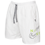 Nike Split Logo Icon 7" Volley Shorts - Men's White/White