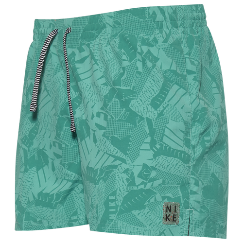 

Nike Mens Nike Collage Icon 5" Volley Shorts - Mens Washed Teal Size XXL
