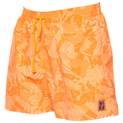 Men's - Nike Collage Icon 5" Volley Shorts - Total Orange