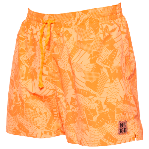 

Nike Mens Nike Collage Icon 5" Volley Shorts - Mens Total Orange Size M