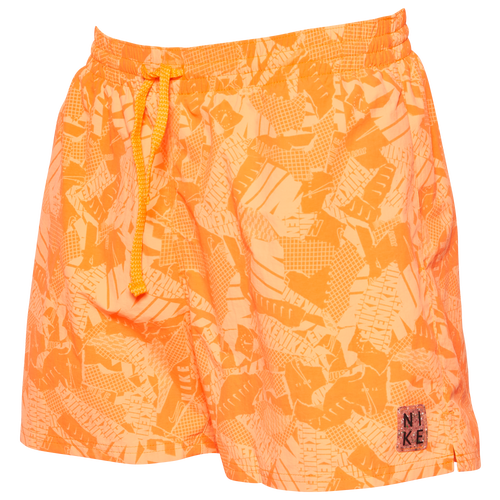 

Nike Mens Nike Collage Icon 5" Volley Shorts - Mens Total Orange Size XXL