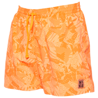 Men's - Nike Collage Icon 5" Volley Shorts - Total Orange