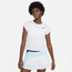 Nike Dri-FIT Victory S/S Tennis Top - Women's White/Black