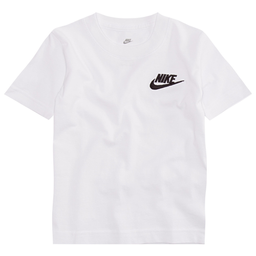 

Boys Nike Nike Futura T-Shirt - Boys' Toddler White/Black Size 2T