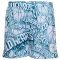 Overtime Cold Hearts Collage Shorts - Overtime Carolina/White