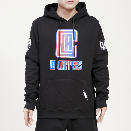 

Pro Standard Mens Pro Standard Clippers Pullover - Mens Black/Black Size L