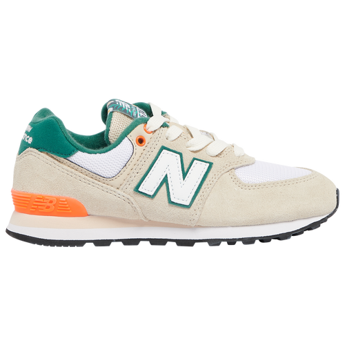 

Boys Preschool New Balance New Balance 574 Classic - Boys' Preschool Shoe Beige/Green Size 02.5