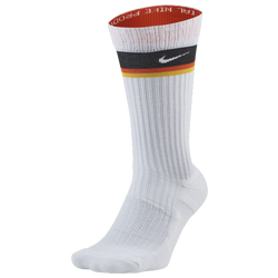 Men's - Nike SNKR SOX Raygun Crew Socks - White/Green/Team Orange
