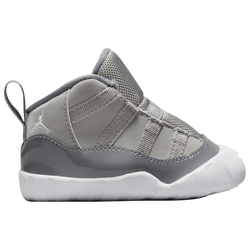 Boys' Infant - Jordan Retro 11 Crib Bootie - Medium Grey/Grey/White