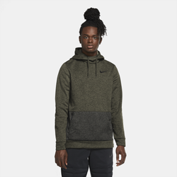 Men's - Nike Therma Fleece Hoodie - Sequoia/Rough Green