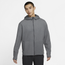 Nike NY Dri-Fit Fleece Full-Zip Hoodie - Men's Iron Gray/Heather/Black
