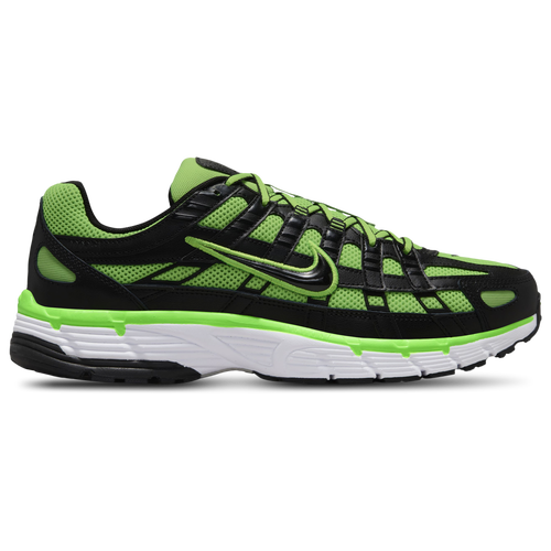 

Nike Mens Nike P-6000 - Mens Running Shoes White/Green Streak/Black Size 10.0