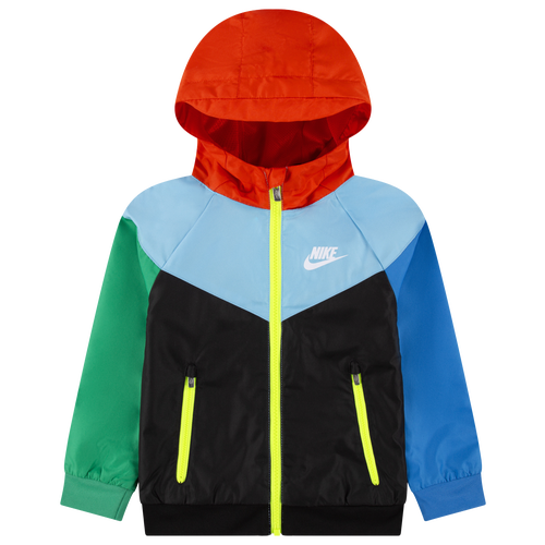 

Boys Nike Nike Windrunner Jacket - Boys' Toddler Aquarius Blue/Grey Size 4T