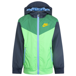 Boys' Toddler - Nike Windrunner Jacket - Green/White