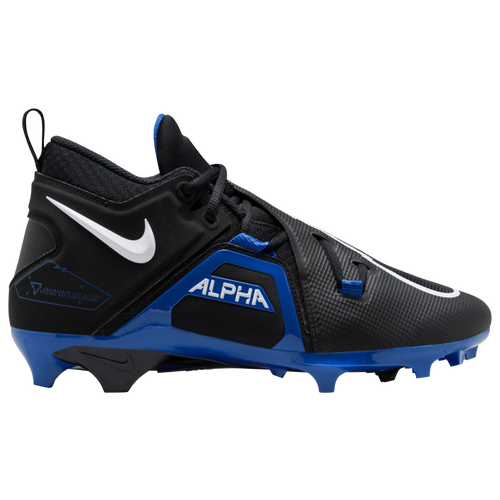 

Nike Mens Nike Alpha Menace Pro 3 - Mens Football Shoes Black/White/Game Royal Size 13.0