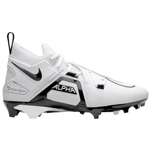 

Nike Mens Nike Alpha Menace Pro 3 - Mens Football Shoes White/Black/White Size 9.5