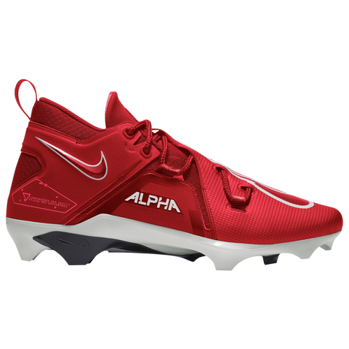 

Nike Mens Nike Alpha Menace Pro 3 - Mens Football Shoes White/Red Size 10.0