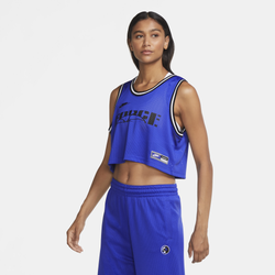 Women's - Nike Cropped Jersey - Blue/Black