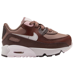 Boys' Toddler - Nike Air Max 90 Leather - Platinum Violet/Smokey Mauve/Dark Pony
