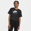 Nike Plus Size Air Short Sleeve Mesh Top - Women's Black/White