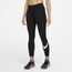 Nike Essential Plus Mid Rise Swoosh Leggings - Women's Black/White