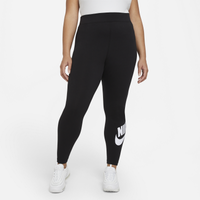 Nike Women's Swoosh Club Legging With waist Detail In Black Size