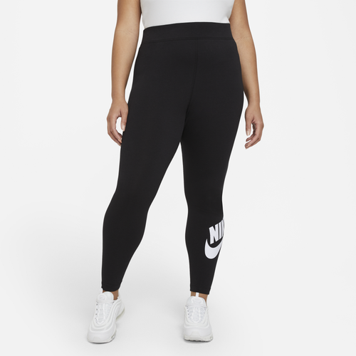 

Nike Womens Nike Plus Size Essential Leggings 2.0 - Womens Black/White