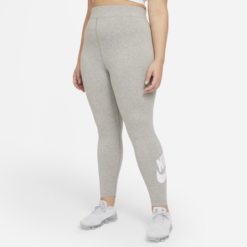

Nike Womens Nike Plus Size Essential Leggings 2.0 - Womens Grey/White