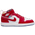 Jordan AJ 1 Mid SE - Boys' Preschool Chile Red/White