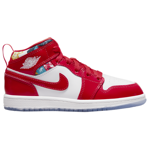 

Jordan Boys Jordan AJ 1 Mid SE - Boys' Preschool Basketball Shoes Chile Red/White Size 1.0