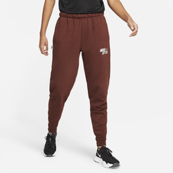 Women's - Nike Dri-Fit Flux Softball Joggers - Bronze Eclipse/White