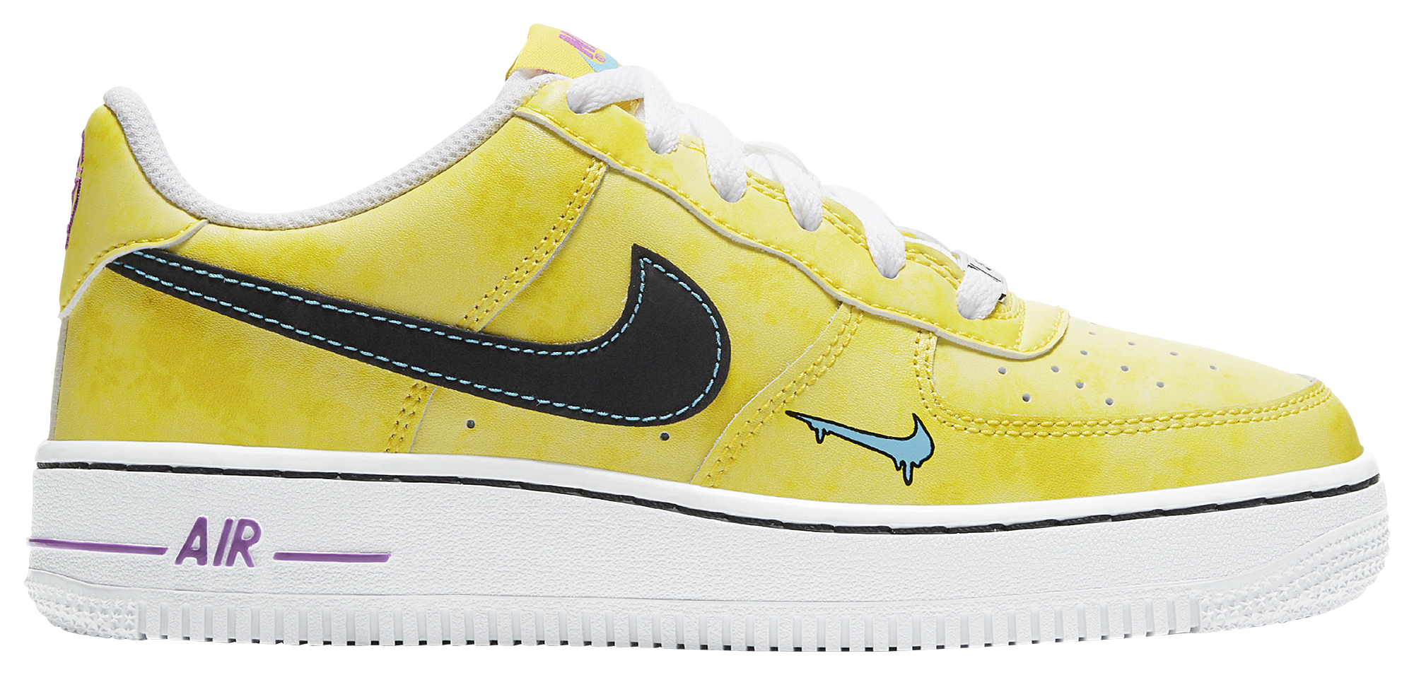 yellow and blue air force 1