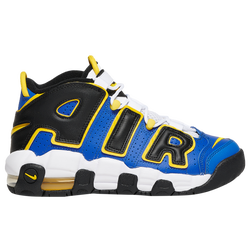 Boys' Grade School - Nike Air More Uptempo - Game Royal/Speed Yellow/Black