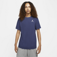 Navy blue and white jordan shirt sale