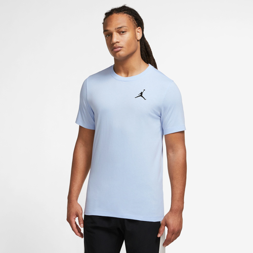 

Jordan Mens Jordan Jumpman Embroidered Short Sleeve Crew - Mens Royal Tint/Black Size M