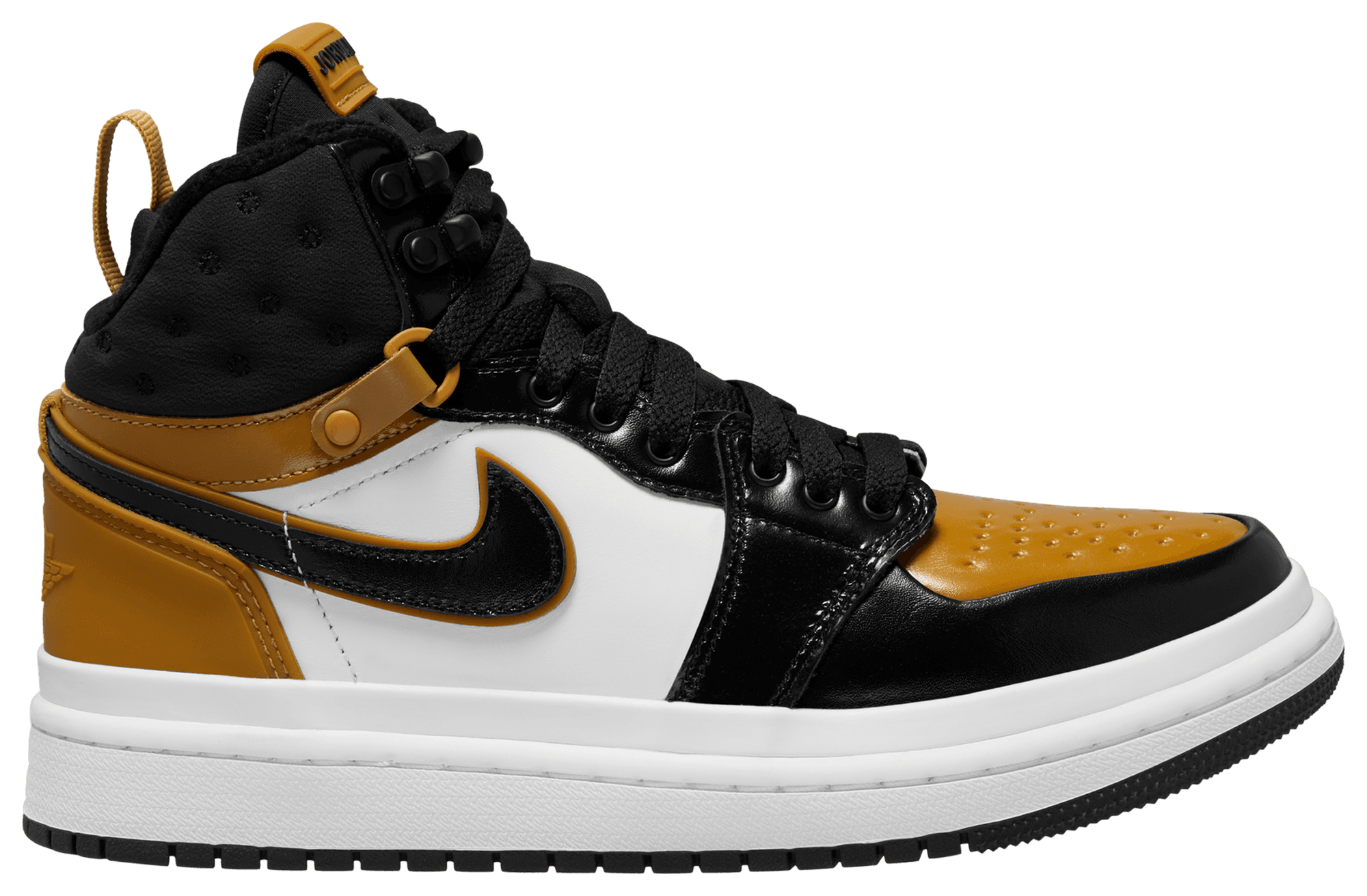 Jordan 1 yellow and black clearance footlocker