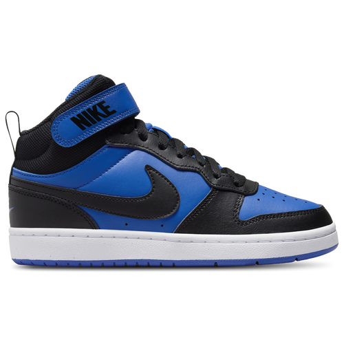 

Nike Court Borough Mid 2 - Boys' Grade School Game Royal/Black/White Size 05.5