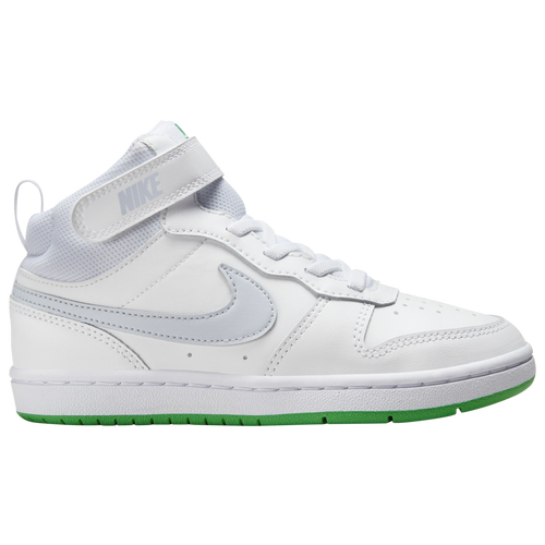 

Nike Court Borough Mid 2 - Boys' Preschool White/Football Grey/Stadium Green Size 02.0