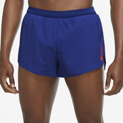 Men's - Nike AeroSwift 2" Shorts - Deep Royal Blue/Bright Crimson