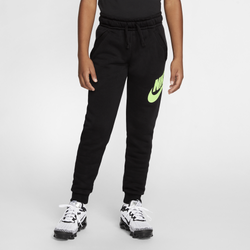 Boys' Grade School - Nike Club HBR Jogger - Black/Volt
