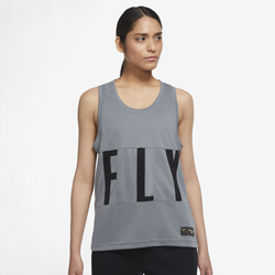 Women's - Nike Dri-FIT Swoosh Fly Jersey - Grey